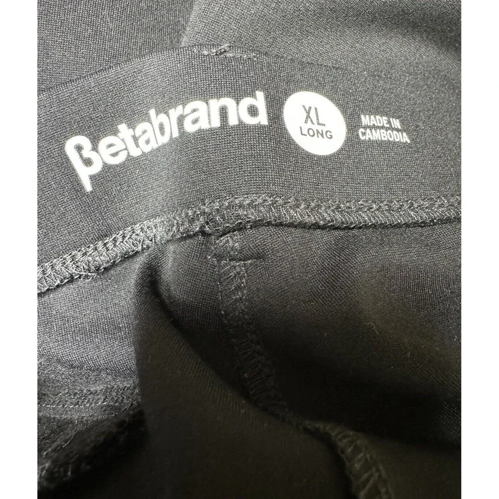 Betabrand Classic Yoga Bootcut Dress Pants Black WO104-BK Women’s XL‎ Long